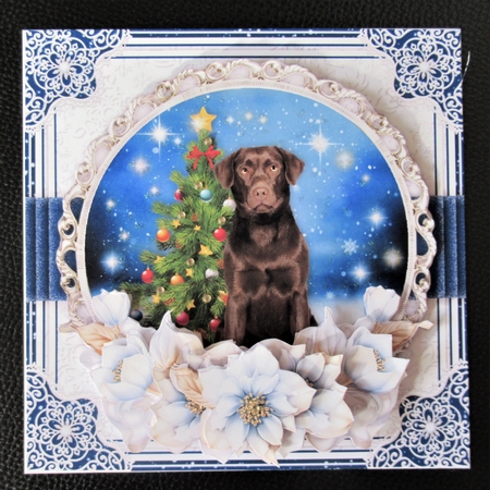 Christmas Dogs5 Mini Card Kit by Davina Rundle