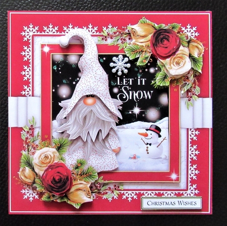 Christmas Gnomes7 Mini Card Kit by Davina Rundle