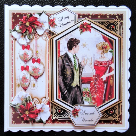 Art Deco Christmas Couple Mini Page Kit    by Davina Rundle