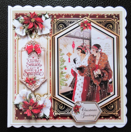 Art Deco Christmas Ladies Mini Page Kit    by Davina Rundle