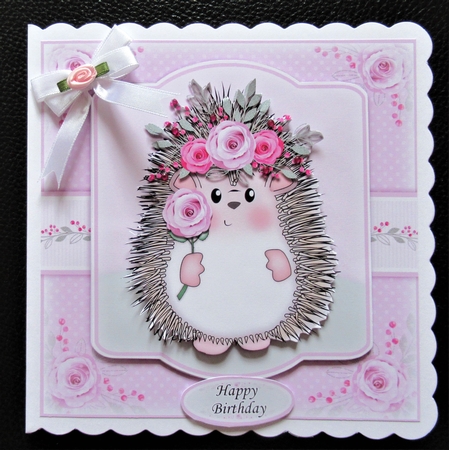 Hedgy With Roses Mini Kit by Davina Rundle