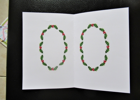 Oval holly insert blank by Davina Rundle