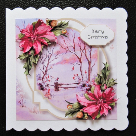 Double Mat - Pink Winter by Davina Rundle