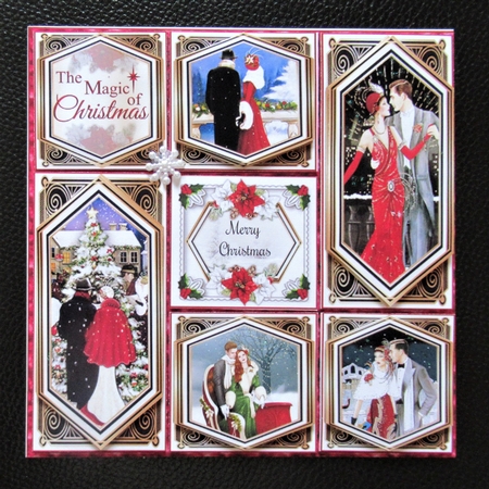 Art Deco Christmas Collage Mini Page Kit    by Davina Rundle