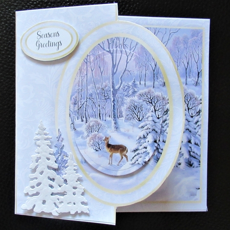 Winter Half Front Card 2 by Davina Rundle