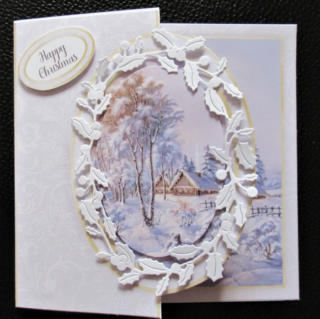 Winter Half Front Card 4 by Davina Rundle