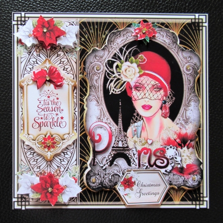Festive Art Deco Mini Page Kit  by Davina Rundle