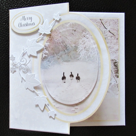 Winter Half Front Card 7 by Davina Rundle