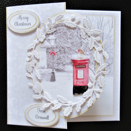 Winter Half Front Card 11 by Davina Rundle