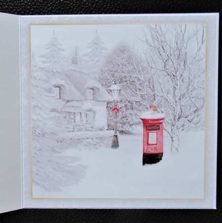 Winter Half Front Card 11 by Davina Rundle