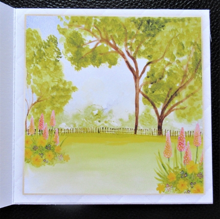 Cat Half Front Card 4 by Davina Rundle