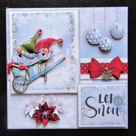 Gnome Play Sledging  by Davina Rundle