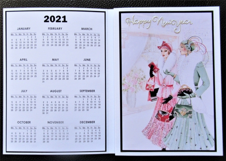 2021 Calendar - Shopping Ladies by Davina Rundle