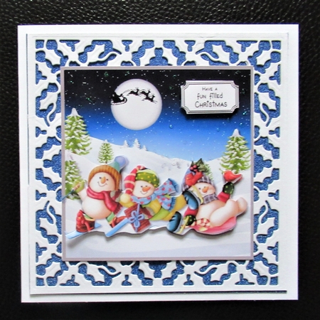 On the Piste at Christmas by Davina Rundle