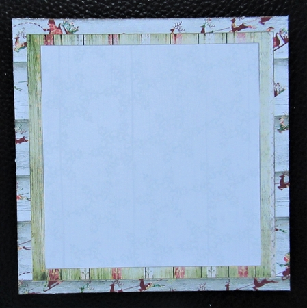 Christmas Blank 8x8ins Insert 1 by Davina Rundle