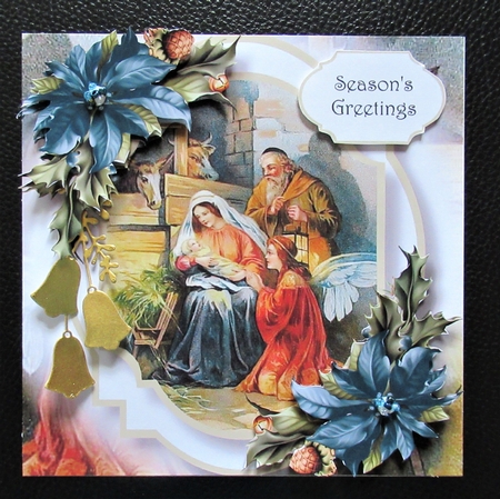 Vintage Christmas Double Mat Bumper Kit 2 by Davina Rundle