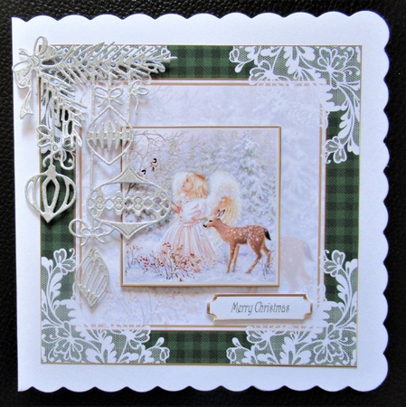 Christmas Wonderland 7x7ins Topper 2 by Davina Rundle