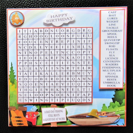WORD SEARCH, FISHING 2  by Davina Rundle