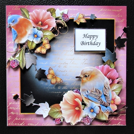 Bluebird Florale by Davina Rundle