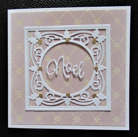 Gold Foil Floral Lattice by Davina Rundle