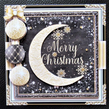 Christmas Moon Bumper Card Kit by Davina Rundle