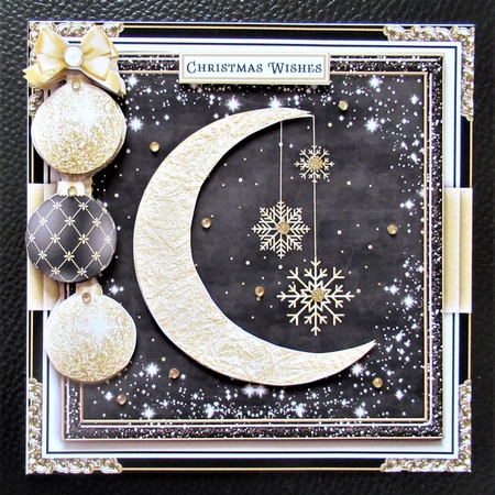 Christmas Moon Bumper Card Kit by Davina Rundle