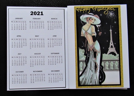 2021 Calendar Paris by Davina Rundle