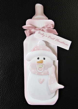 baby Girl. First Christmas  by Davina Rundle