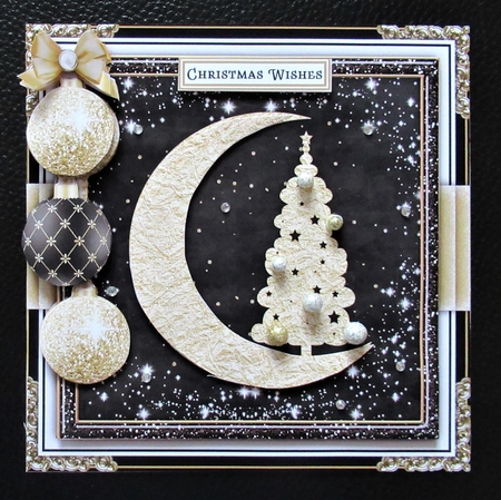 Christmas Moon6 Mini Card Kit by Davina Rundle