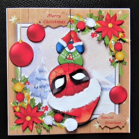 Festive Superhero 6 8x8 Mini Kit by Davina Rundle