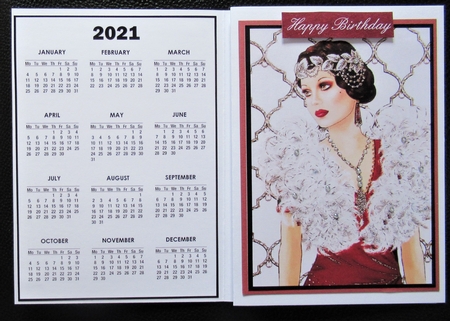 2021 Calendar Ravishing in Red by Davina Rundle