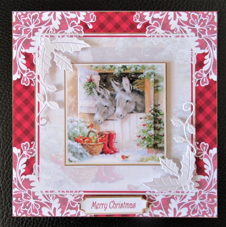 Christmas Little Donkey Topper 1 by Davina Rundle