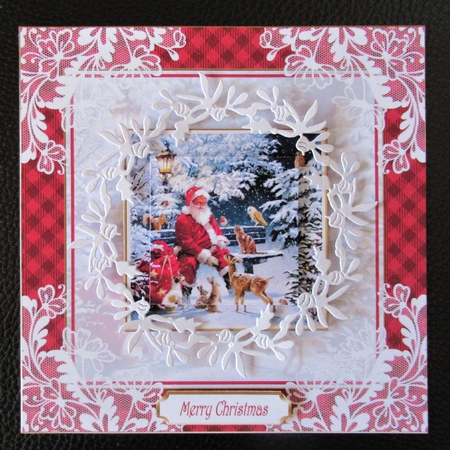 Christmas Santa is on his way Topper 4 by Davina Rundle