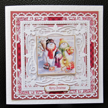 Christmas Snowmen Family Topper 2 by Davina Rundle