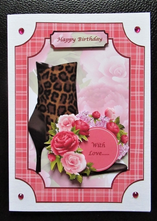 Modern Floral Boot 3 by Davina Rundle