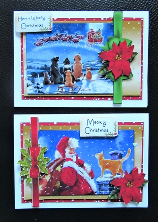 Pets Love Santa Too 6x4 Mini Kit by Davina Rundle