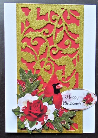 Step By Step Cardinal & Roses For Christmas by Davina Rundle