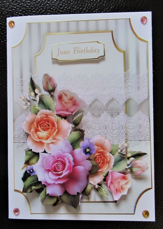 A5 Classic Roses by Davina Rundle