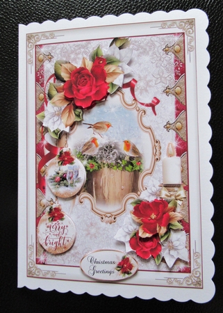 Merry and Bright Christmas A5 Mini Page Kit by Davina Rundle