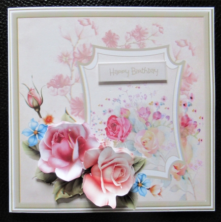 Roses of art 6x6  by Davina Rundle