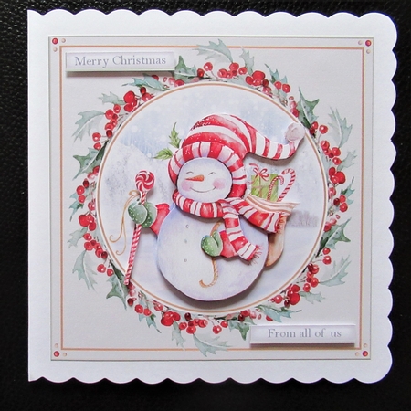 Happy Snowman mini kit by Davina Rundle