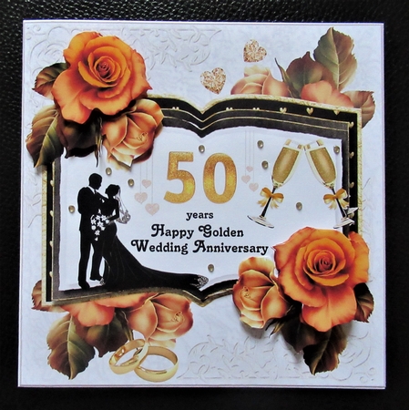 50th Wedding Anniversary Book by Davina Rundle