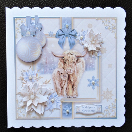 The Christmas Highland Cow by Davina Rundle