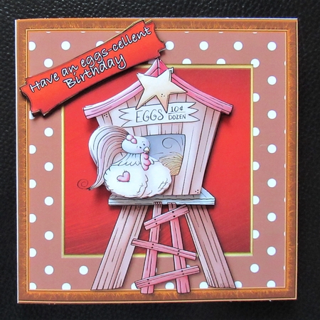 Eggs-cellent - Unisex Card  by Davina Rundle