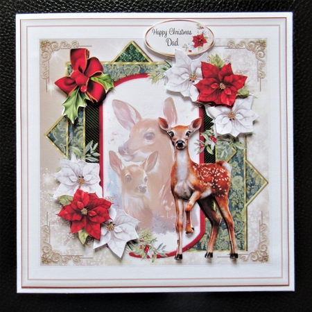 Festive Fawns Mini Page Kit by Davina Rundle