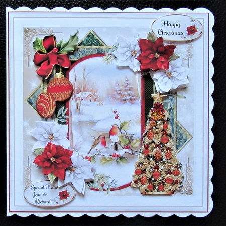 Robins Winter Scene Mini Page Kit by Davina Rundle