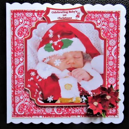Celebrating Babys 1st Christmas - 8x8 Mini Kit by Davina Rundle