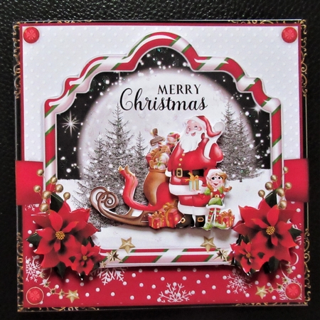 Christmas Santa Mini Card Kit by Davina Rundle