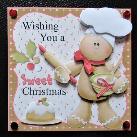 Sweet gingerbread Man Treat by Davina Rundle