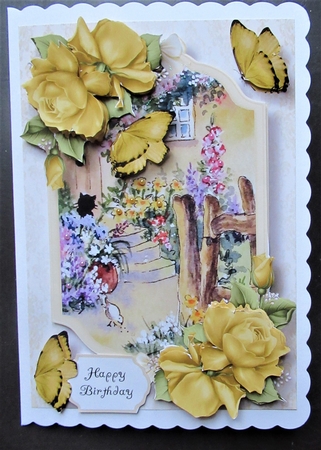 Victorian Garden & Roses 2 by Davina Rundle